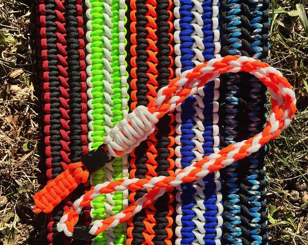 Custom Paracord Lanyard Handmade in USA Two Sizes